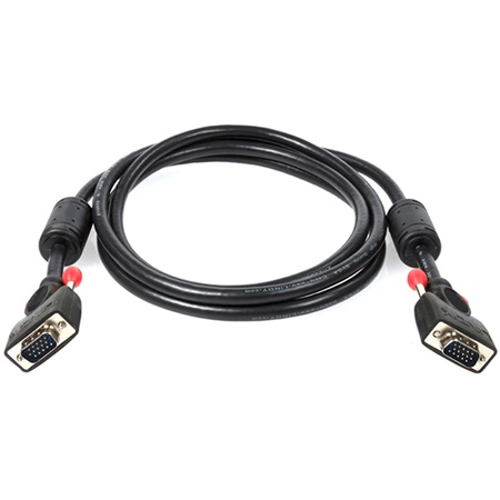 Cordon moulé VGA RGBHV D-Sub HD 15p mâle/mâle - longueur 2m LINDY