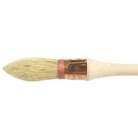 Rechampir n°4, soie blanche montée sur fleur, virole cuivre MALIGE
