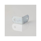 Renfort d'angle acier (zingage blanc) petit modèle (angle aigu)