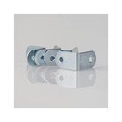 Renfort d'angle acier (zingage blanc) petit modèle (angle aigu)