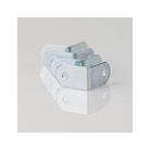 Renfort d'angle acier (zingage blanc) petit modèle (angle aigu)