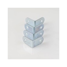 Renfort d'angle acier (zingage blanc) petit modèle (angle aigu)
