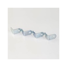 Renfort d'angle acier (zingage blanc) petit modèle (angle aigu)