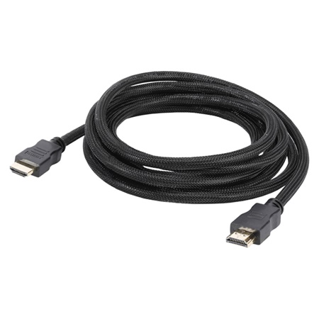 Cordon HDMI High-Speed avec Ethernet 1.4a SOMMER - Noir - Long. : 3m