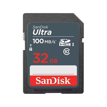 Carte mémoire SANDISK SD HC Ultra - 32Go