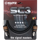 Cordon HP speakON 2 x 2.5mm² KLOTZ SC3-L2FF - longueur 10m 