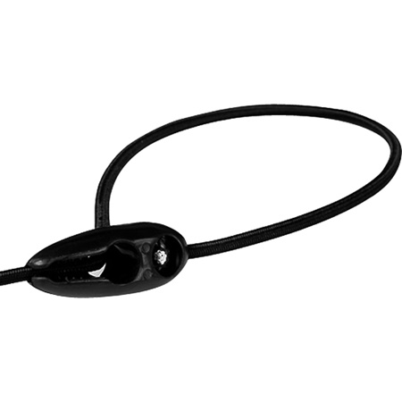 Spannflex noir - accroche sandow 50cm avec oeil de réglage