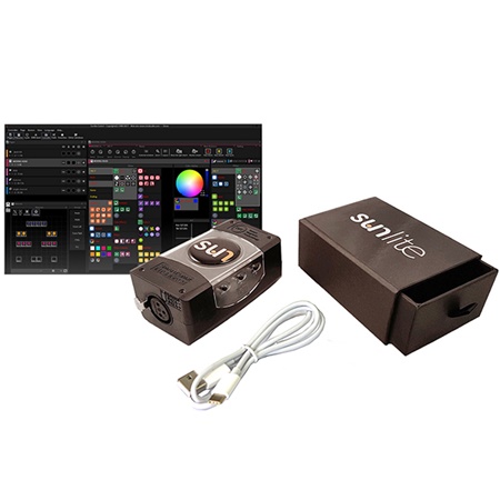 Interface USB - DMX 256 canaux SUNLITE Suite 3 Basic Class