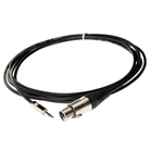 Cordon XLR 3 femelle symétrique - MINIJACK 3,5 mâle stéréo - 3m