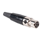 Mini XLR TA4F mini TQG pour émetteur ceinture (Shure, AKG, ...)