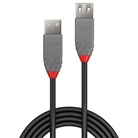 Cordon/Rallonge USB 2.0 A/A LINDY - Longueur : 5m - Noir