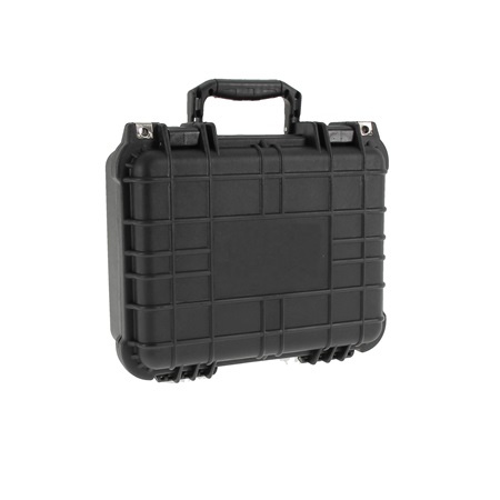 Valise plastique étanche BLACKCASE - Dim int : 30x22x9(6.5+2,5)cm
