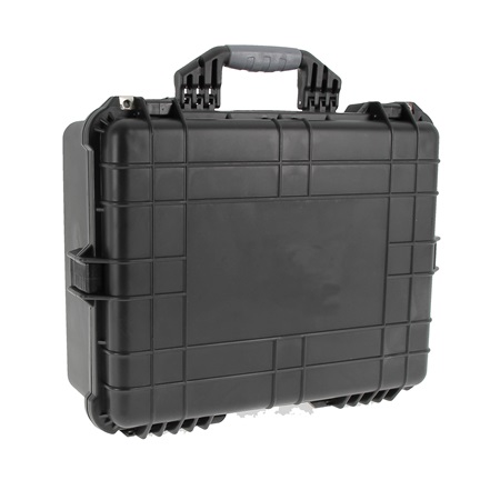 Valise plastique étanche BLACKCASE - Dim int : 48,5x35,5x17(10+7)cm