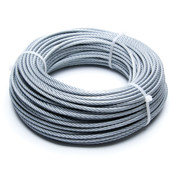 Longueur de 500 mètres de cable acier galvanisé diamètre 2,5 mm