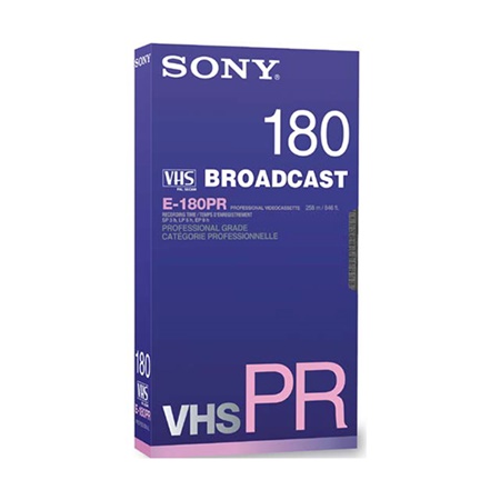 Cassette VHS Broadcast SONY - 180 minutes