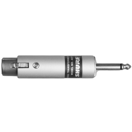 Transfo XLR femelle In / Jack mâle Out SHURE