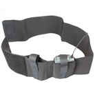 Ceinture attache Velcro 2 poches pour émetteur HF largeur 100mm