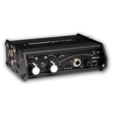 Mixette stéréo 2 voies sortie AES/EBU interface USB Sound Devices