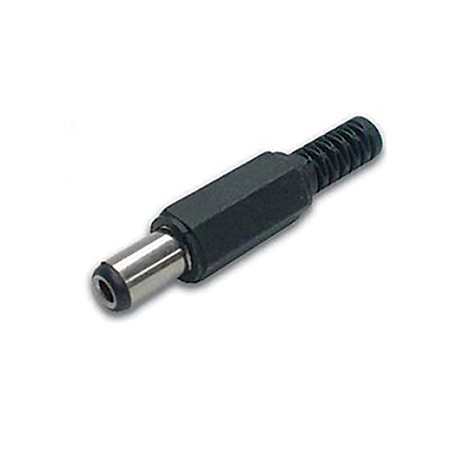 Fiche mâle d'alimentation électrique courant continu 1A - 2,5x5,5mm