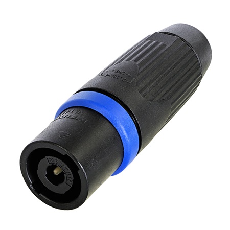 Fiche speakON mâle série STX 4 points NEUTRIK NLT4MXX-BAG - Noir