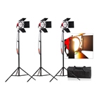 Kit de 3 torches Mandarine Led 3200 à 5600K 65W - Rouge