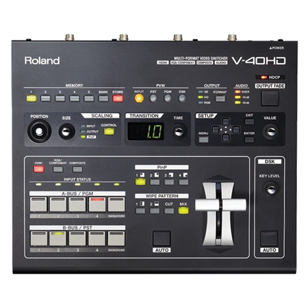 Mixeur ROLAND multi-format 4 entrées - FULL HD 1080p