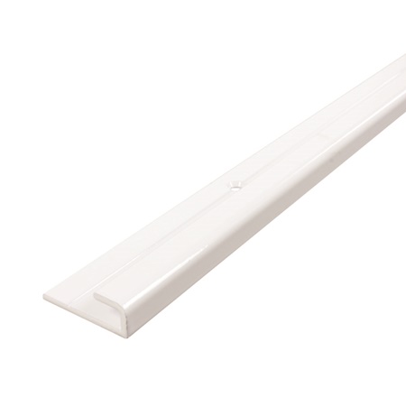 Profilé 27 x 10mm aluminium laqué blanc pour cimaise à tableau - 2m