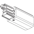 Alimentation pour extrémité droite pour rail 3 allumages blanc