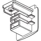 Embout de finition pour rail 3 allumages noir NORDIC ALUMINIUM