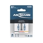 Blister de 2 accumulateurs C ANSMANN - 4500mAh, 1,2V