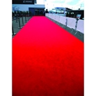 Moquette aiguillétée filmée rouge - coloris 0962 - Theatre Red - 2x50m