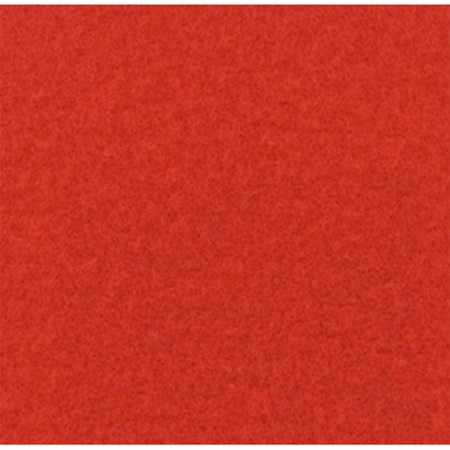 Moquette aiguillétée filmée rouge - coloris 9312 - Brick Red-2x50m