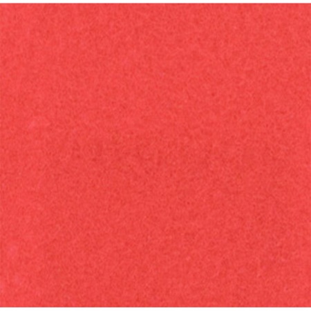 Moquette aiguillétée filmée rouge - coloris 9662 - Tomato - 2m x 50m