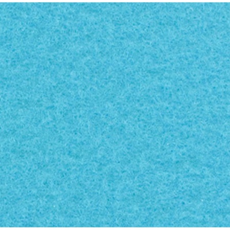 Moquette aiguillétée filmée rouge - coloris 0924 - Turquoise - 3x50m
