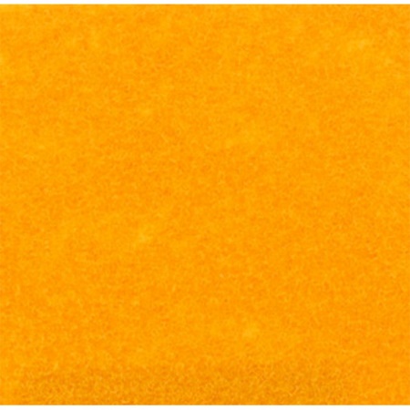 Moquette aiguillétée filmée orange - coloris 9347 - Mandarine-3x50m
