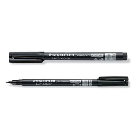 Marqueur permanent noir pointe 0,4mm STAEDTLER pour CD-R et DVD