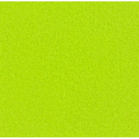Moquette aiguillétée filmée verte coloris 1251-Citronelle Green-4x50m
