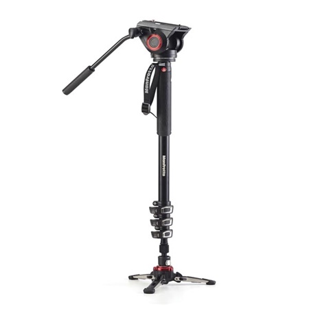 Monopode vidéo aluminium MANFROTTO Xpro avec rotule MVH500AH