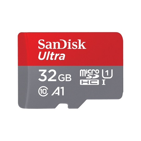 Carte mémoire Micro Secure Digital SD HC Ultra SANDISK - 32Go