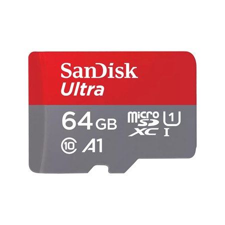 Carte mémoire Micro Secure Digital SD XC Ultra SANDISK - 64Go