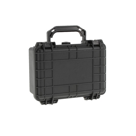 Valise plastique étanche BLACKCASE - Dim int:18,6x12,3x7,5(6,3+2)cm