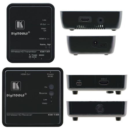 Kit émetteur/Récepteur HDMI haute résolution KRAMER KW-14 - 1080p