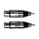 Lot de 2 adaptateurs XLR femelle - CINCH mâle YELLOW CABLE