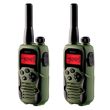 Kit de 2 talkie-walkie Twintalker 9500 TOPCOM, batteries et chargeurs 