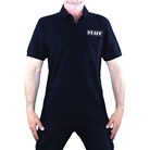 Polo 100% coton NOIR 230 g/m² - STAFF - XXL