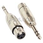 Lot de 2 adaptateurs XLR femelle - JACK STEREO mâle YELLOW CABLE