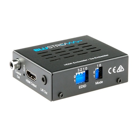 Embedder - De-Embedder HDMI et Audio stéréo et S/PDIF BLUSTREAM