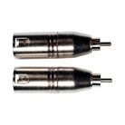 Lot de 2 adaptateurs XLR mâle - CINCH mâle YELLOW CABLE