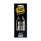 Lot de 2 adaptateurs XLR mâle - CINCH mâle YELLOW CABLE