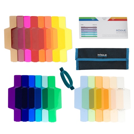 Set de 20 filtres pour flash cobra Rogue Flash Gels - Combo Filter Kit